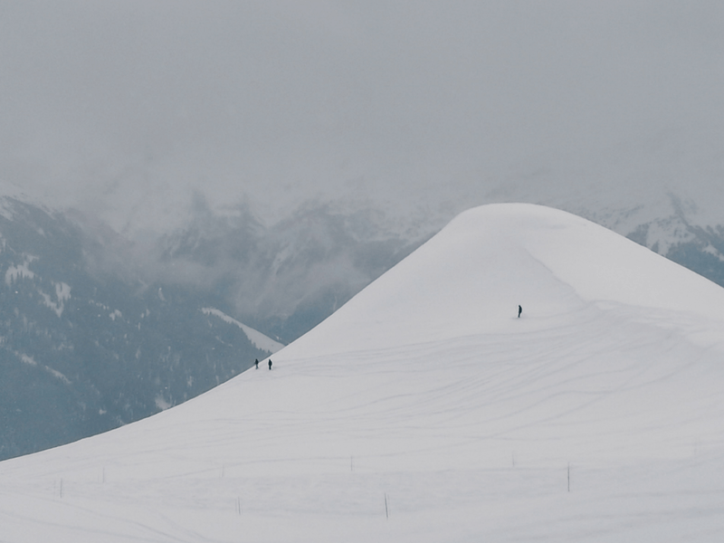 freeride snowboarding in Verbier Swiss Alps